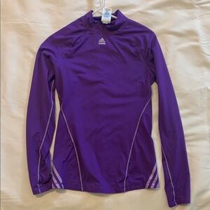 Adidas Women's Purple Long Sleeve Top